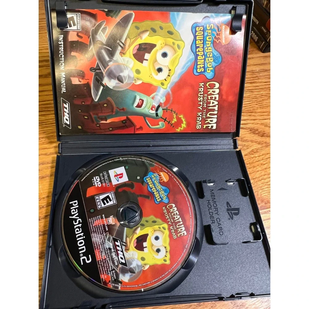 SpongeBob SquarePants Creature from the Krusty Krab PS2 PlayStation 2 Complete